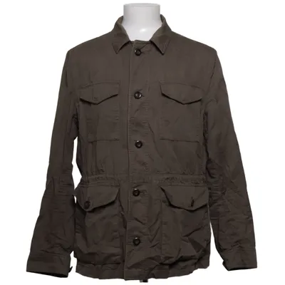 Safarijakke (Grøn) fra Massimo Dutti Linned, Polyester