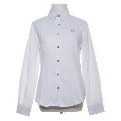 Shirt (White) from Os Trachten Polyester, Cotton
