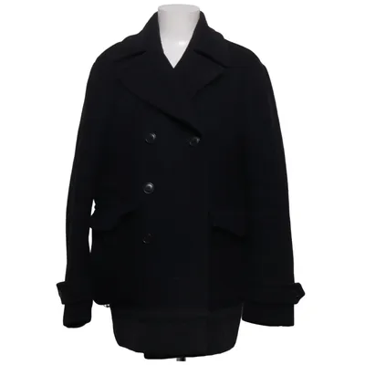 Caban (Noir) de Calvin Klein Polyester, Laine