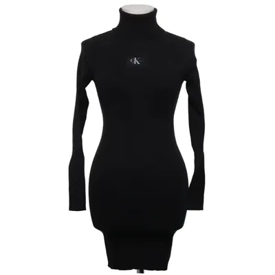 Jurk met col (Zwart) van Calvin Klein Jeans