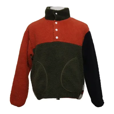 Fleece jas (Oranje, Groen, Zwart) van Nigel Cabourn Imitatiebont