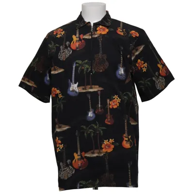 Kortærmet skjorte (Guitar Shirt) fra Just Junkies Bomuld