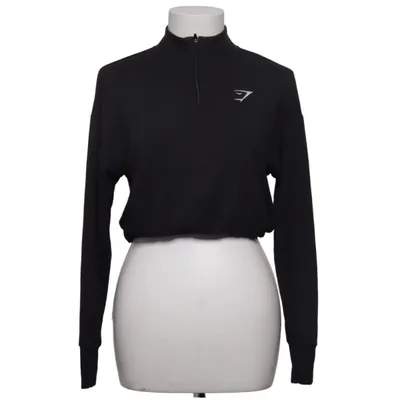 Collegetröja (Svart) från Gymshark Bomull, Elastan, Polyester, Viskos
