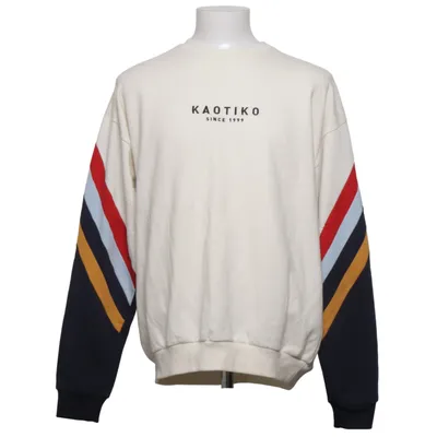 Sweatshirt (Hvid, Flerfarvet) fra Kaotiko Bomuld, Polyester
