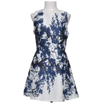 Dress (Blue, White, Black) from Classic Tricot Polyester