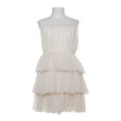 Cocktailklänning (Beige) från Lily Mcbee Elastan, Polyester