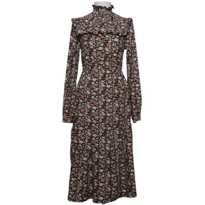 Jurk (Zwart, Meerkleurig) van Qed London Elastaan, Polyester