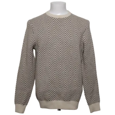 Trui (Beige, Bruin) van Profuomo Merinowol, Modal, Polyamide