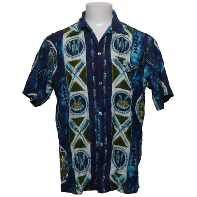 Korte mouwen shirt (Blauw, Meerkleurig) van Tropicana