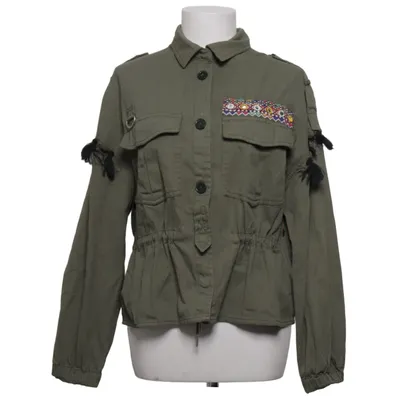 Safarijacka (Grön) från Bershka_BSKGIRL Bomull, Polyester