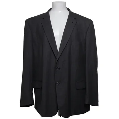 Kavaj (Grå) från Dressmann Polyester, Viskos, Ull
