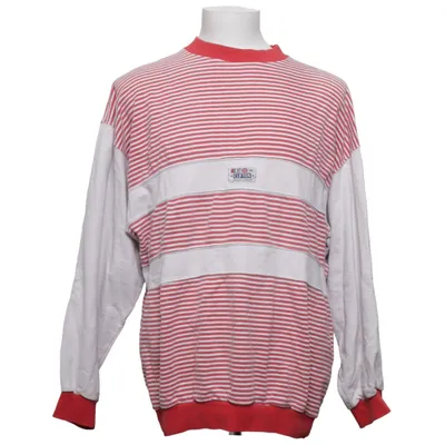 Sweatshirt (Rood, Wit) van Clifton Katoen
