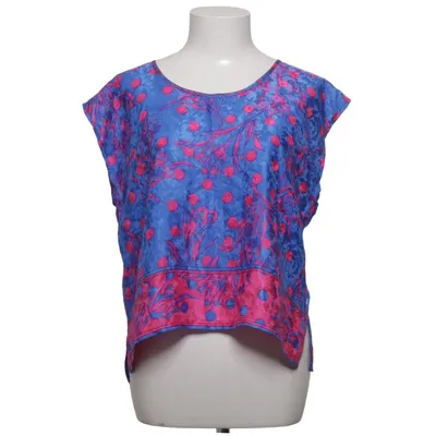 Haut (Bleu, Rose) Soie