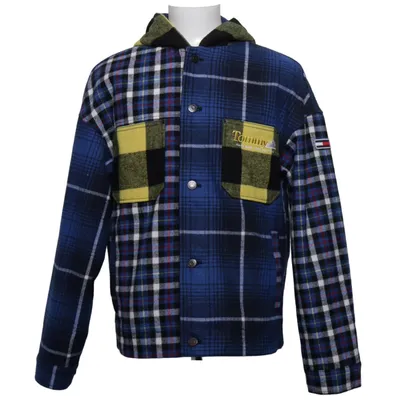 Jakke (Blå, Gul, Flerfarvet) fra Tommy Hilfiger Jeans Akryl, Bomuld, Polyamid, Polyester, Viscose, Uld