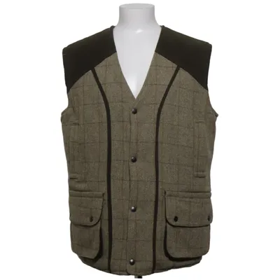 Outer vest (Green, Beige) from Bronté Acrylic, Polyamide, Polyester, Wool