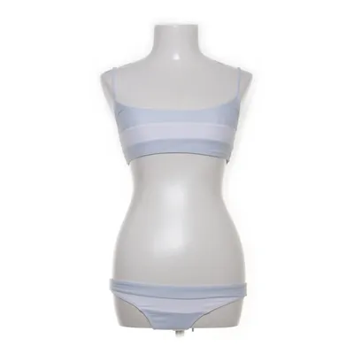 Bikini (Blå, Vit) från Romwe Elastan, Polyester