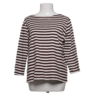 Long sleeve T-shirt (Brown, White) from Marimekko Cotton