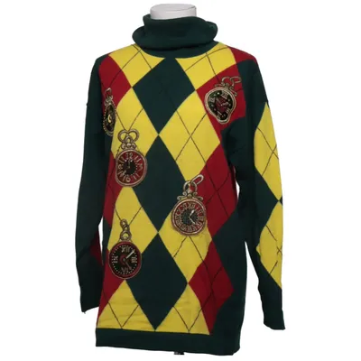 Turtleneck (Green, Yellow, Red) from Escada by Margaretha Ley Cashmere, Wool