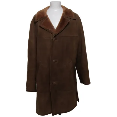 Shearling jas (Bruin) van Friitala