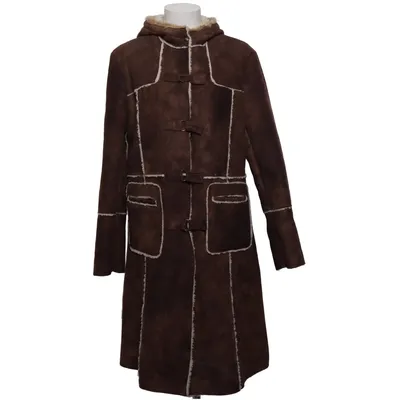Shearlingjacka (Brun) från Conbipel Akryl, Polyester