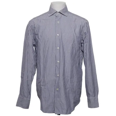 Chemise (Bleu, Blanc) de Caliban Coton
