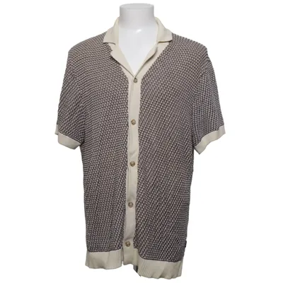 Korte mouwen shirt (Beige, Bruin, Zwart) van Boss Katoen
