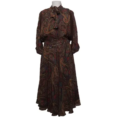 Maxi dress (Brown, Multicolored) from Sora Acetate, Polyamide, Polyester