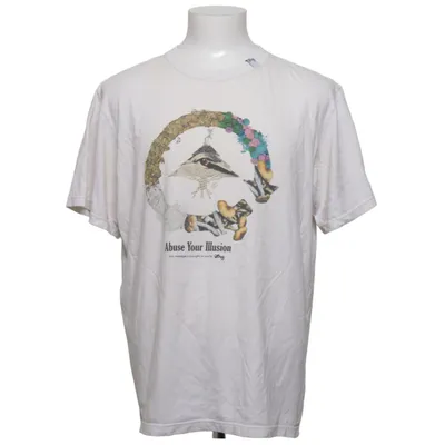 T-shirt (White, Multicolored) from LRG Cotton
