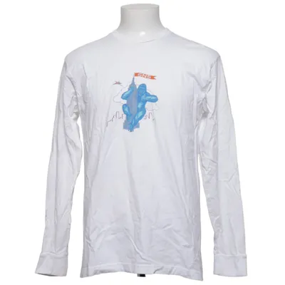 Långärmad t-shirt (Vit, Blå, Röd) från SNS Bomull