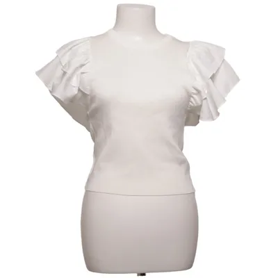 Top (Wit) van Cameo Rose Katoen, Polyester