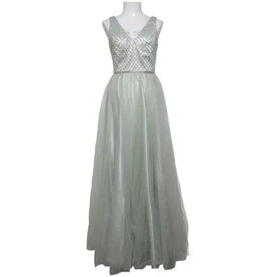 Aftenkjole (Grøn, Sølv) fra Laona Polyester