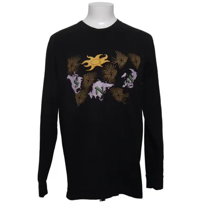 Lange mouwen shirt (Zwart, Meerkleurig) van SNS Katoen