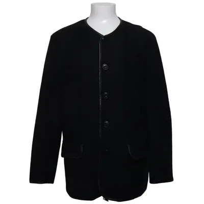 Manteau (Noir) de Geiger Cuir, Laine