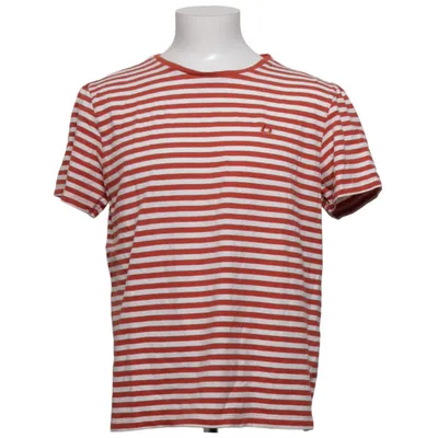 T-shirt (Red, White) from Blend Cotton, Elastane