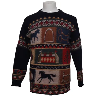 Sweater (Blå, Flerfarvet) fra Concept Knitwear Uld
