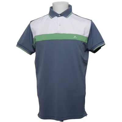 Polotrøje (Blå, Hvid, Grøn) fra J.Lindeberg Polyester