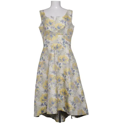 Jurk (Geel, Blauw, Wit) van Mint & Berry Polyester, Viscose