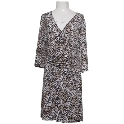 Jurk (Beige, Zwart, Wit) van Joy s Elastaan, Polyester