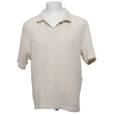 Poloshirt (Beige) van Pull & Bear Katoen, Polyester
