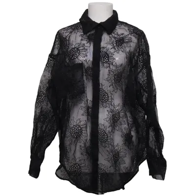 Chemise (Noir) de Sandra Mansour x H&M Coton, Polyamide