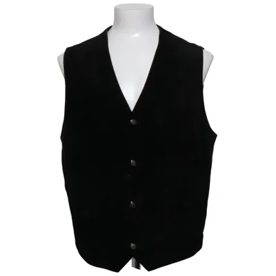 Leather vest (Black) from Rover & Lakes Leather, Polyester