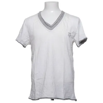 T-shirt (Vit, Grå) från Poolman Bomull, Modal