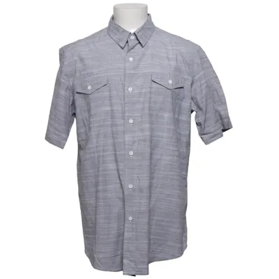 Chemise à manches courtes (Gris) de Burnside Coton, Polyester