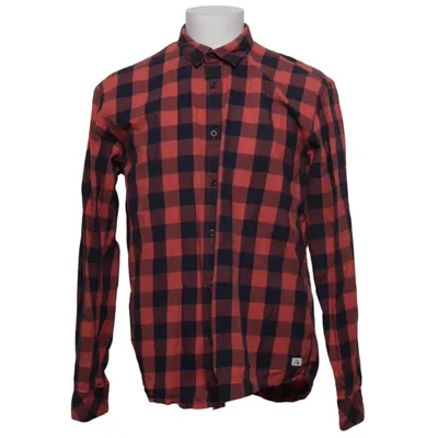 Flannel skjorte (Rød, Blå) fra Quiksilver Bomuld
