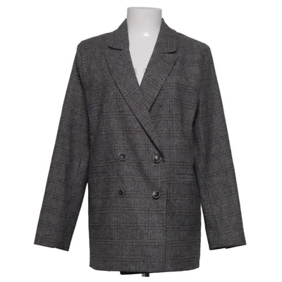 Blazer (Grijs, Bruin) van Julie Fagerholt Acryl, Elastaan, Polyester, Zijde, Wol