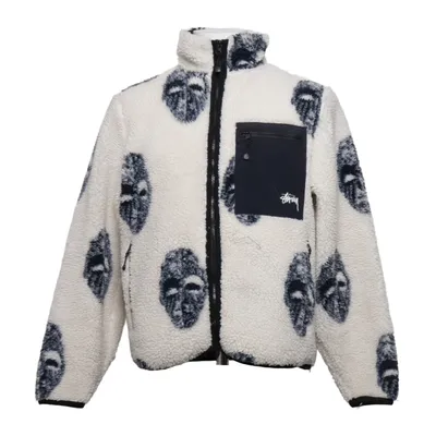 Fleecejacka (Vit, Svart, Blå) från Stüssy Polyamid, Polyester