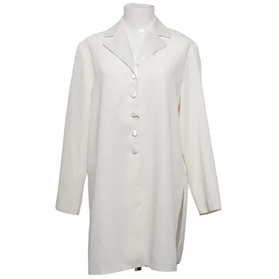 Cardigan (Hvid) fra Randigarutan Acetat, Polyester