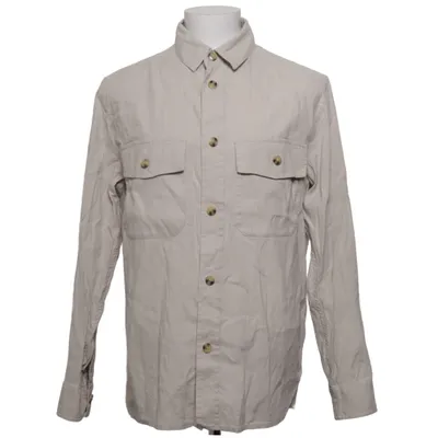 Shirt (Beige) van H&M Man Katoen, Linnen