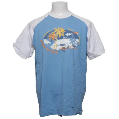 Baseball T-shirt (Blue, White, Multicolored) from Sams Jeans Cotton