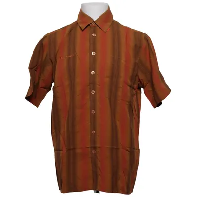 Kortærmet skjorte (Brun, Orange) fra Mammut Polyamid, Polyester